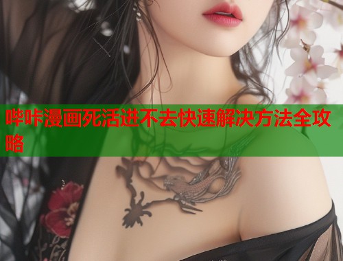 哔咔漫画死活进不去快速解决方法全攻略