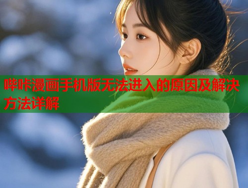 哔咔漫画手机版无法进入的原因及解决方法详解